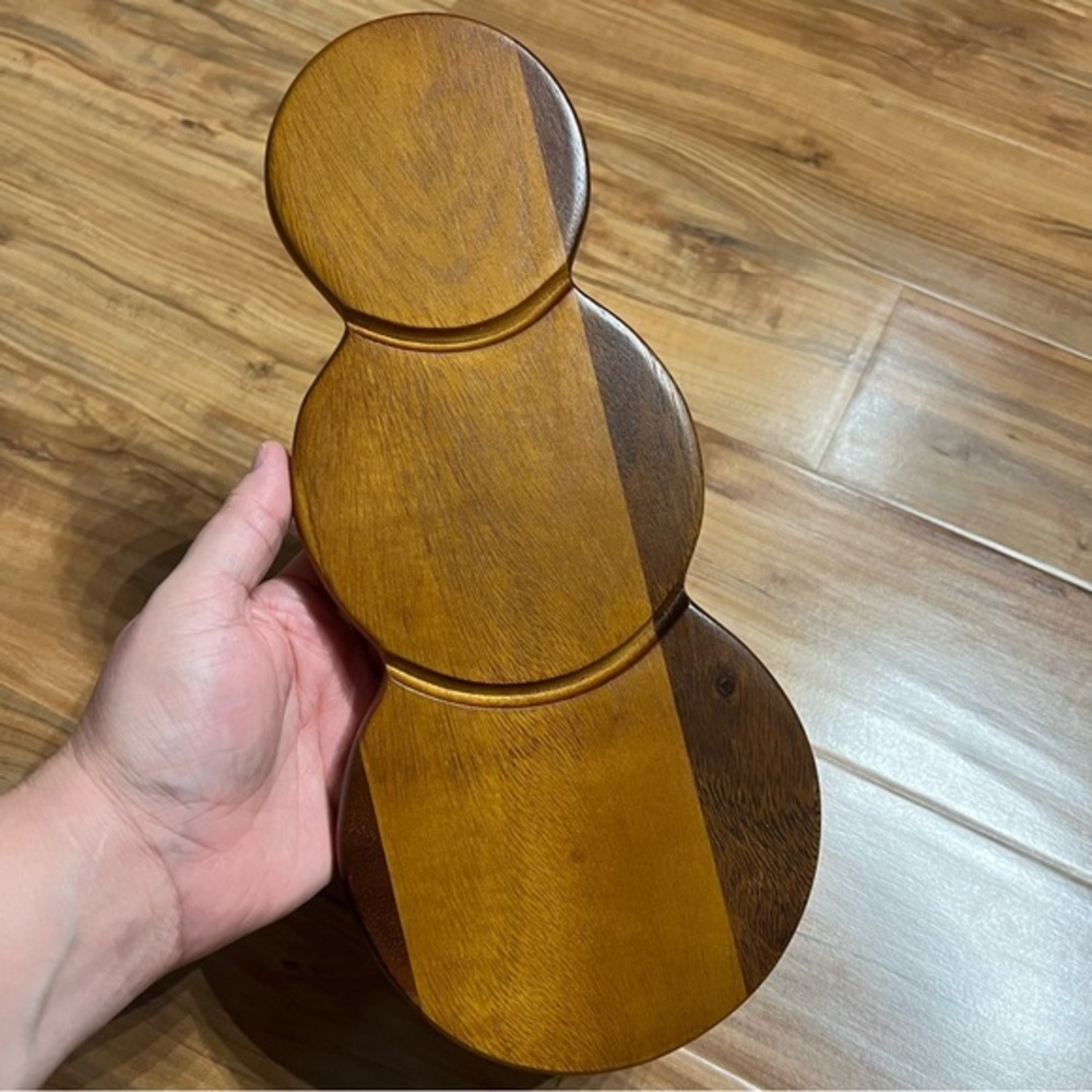 Nambé Snowman Cheese Board - Acacia‎ Wood